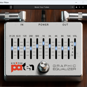 Kuassa Efektor Paten Graphic Equalizer