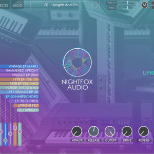 Nightfox Audio Uprights and EPs