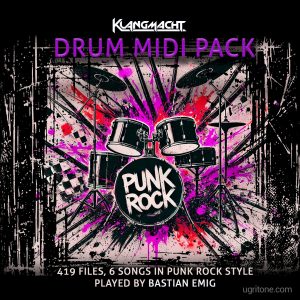 Klangmacht Drum Midi Pack Punkrock