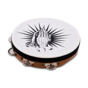 Praying Hands Tambourine Natural, 10“
