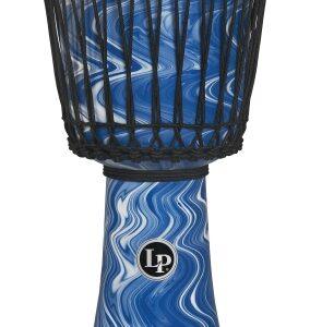 Lp 10-inch Rope Tuned Circle Djembe With Perfect-pitch Head - Blue Marble