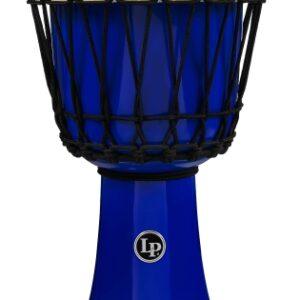 LP 7-inch Rope Tuned Circle Djembe with Perfect-Pitch head - Blue