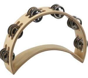 Wooden Moon Tambourine