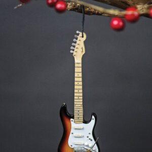 Fender Sunburst Strat – 6″ Holiday Ornament