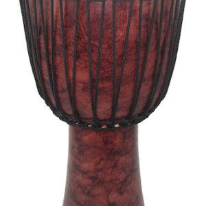 Red Marble Rope Tuned Djembe