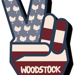Woodstock Peace – Chunky Magnet
