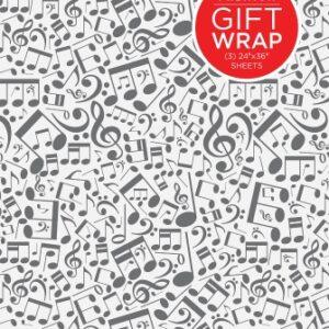 Hal Leonard Wrapping Paper – Music Notes Theme