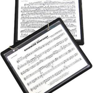 Marlo Marching Band Flip Folder With 5 Window Sleeves