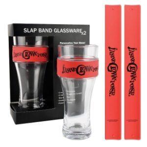 Insane Clown Posse 2 Pack Slap Band Glassware Red With Black Icp Logo