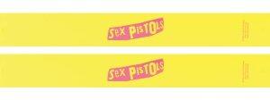 Sex Pistols Yel / Pink Logo Slap Band