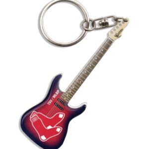 Boston Red Sox Electric Guitar Keychain