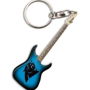 Carolina Panthers Electric Guitar Keychain
