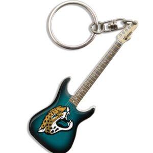Jacksonville Jaguars Electric Guitar Keychain