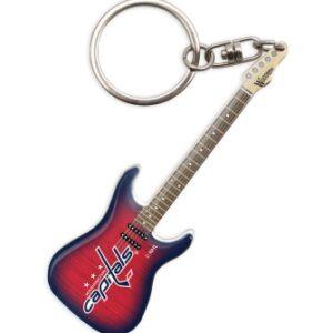 Washington Capitals Electric Guitar Keychain