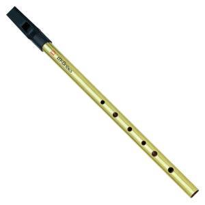 McBrides Whistle Brass D Black Top