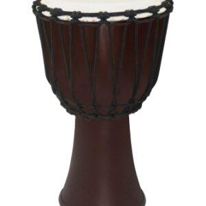 8“ Fiberglass Shell Rope-tuned Djembe - Db Dark Brown Finish