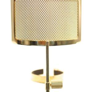Gold Metal Mesh Pop Filter