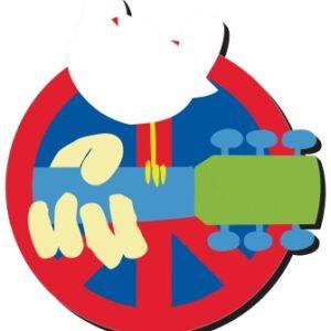 Woodtsock (Guitar/Dove) – Chunky Magnet