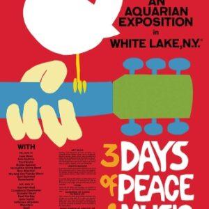 Woodstock Classic Red Wall Poster