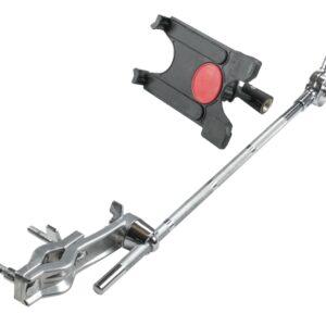 Tablet Mount with Long Boom Arm and Grabber Clamp