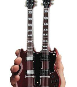 Gibson SG Eds-1275 Doubleneck Cherry Mini Guitar Replica