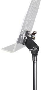 Acrylic Music Stand with Adjustable Mounting Arm