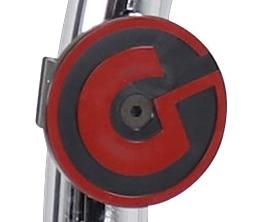 Red G-Clip on Logo