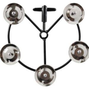 Hi-Hat Tambourine with Steel Jingles