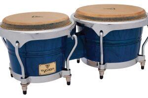 Concerto Series Blue Finish Bongos