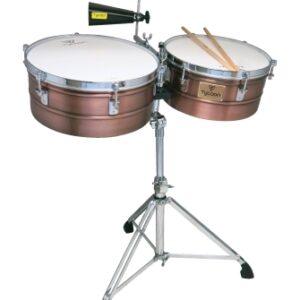 Antique Copper Shell Timbales