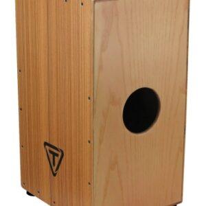 29 Roundback Series American Ash Cajon With Zebrano Front Plate