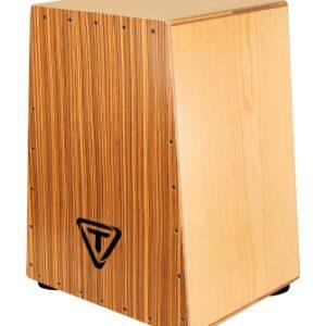 Vertex Series Cajon – American Ash Body and Zebrano Front Plate