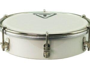6“ Wooden Tamborim - White