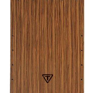 Zebrano Cajon Replacement Front Plate