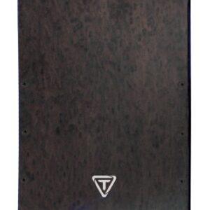 Acrylic Cajon Black Makah Burl Replacement Front Plate