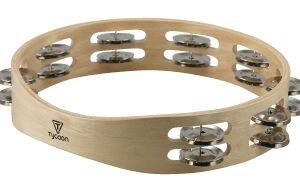 Double Row Wooden Tambourine