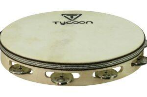 Single Row Headed Wooden Tambourine