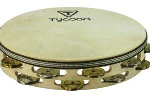 Double Row Headed Wooden Tambourine