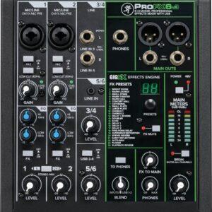 ProFX6v3 6-Channel Pro Effects Mixer with USB