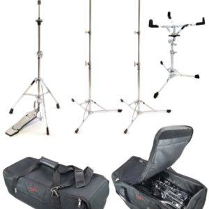 Canopus Light Weight Hardware Pack with Bag, Two Cymbal Stands, Snare, Hi Hat Stands