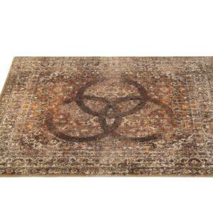 Vintage Persian Style Drum Mat 6' X 5.25'