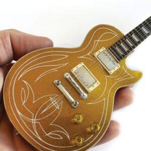 Billy F Gibbons “Pinstripe” Gibson Les Paul Goldtop Mini Guitar Model
