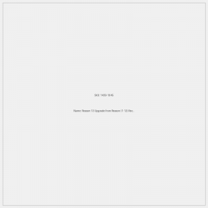 Reason 13 Upgrade from Reason (1-12) Record